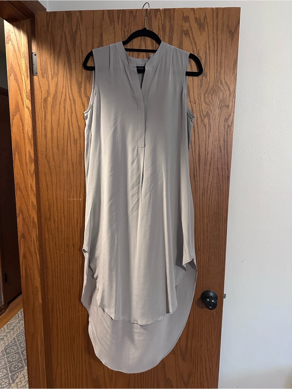 Acrobat Sleeveless Tunic in Taupe
